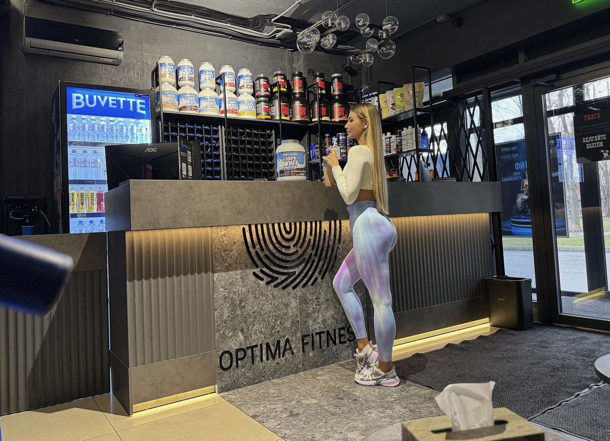 Бар спортивного питания в фитнес центре Оптима Фитнесс в Харькове - 6